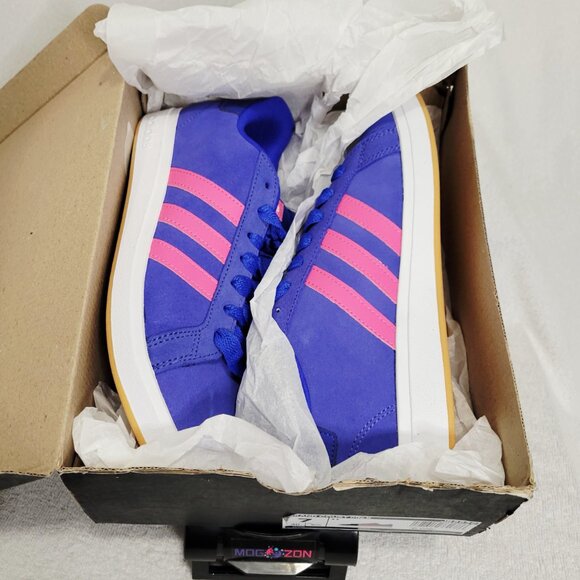 NWB- ADIDAS "Grand Court 00s" Shoes- Lucid Blue/Pulse Magenta- Big Kids- Size:7 - Picture 5 of 11